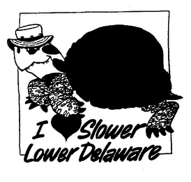 I [LOVE] SLOWER LOWER DELAWARE logo
