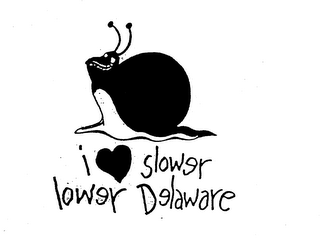I [LOVE] SLOWER LOWER DELAWARE logo