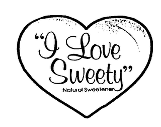 "I LOVE SWEETY" NATURAL SWEETENER logo