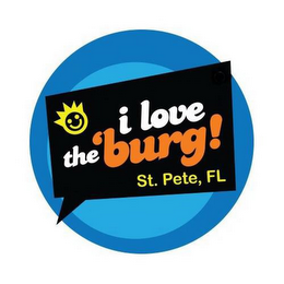 I LOVE THE 'BURG! ST. PETE, FL logo