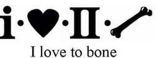 I LOVE TO BONE logo