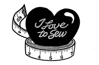 I LOVE TO SEW logo