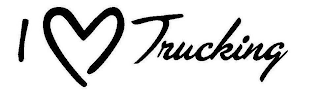 I LOVE TRUCKING logo