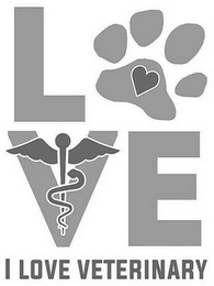 I LOVE VETERINARY LVE logo