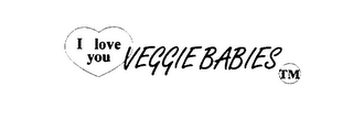 I LOVE YOU VEGGIE BABIES logo