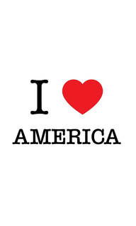 I LOVE/HEART AMERICA logo