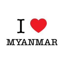 I LOVE/HEART MYANMAR logo