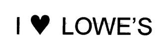 I LOWE'S logo