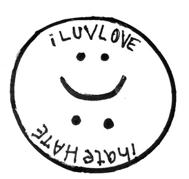 I LUV LOVE I HATE HATE logo