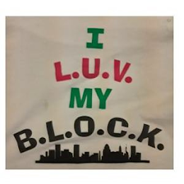 I L.U.V. MY B.L.O.C.K. logo