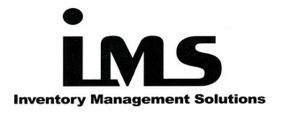 I M S INVENTORY MANAGEMENT SOLUTIONS logo