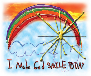 I MADE GOD SMILE TODAY logo