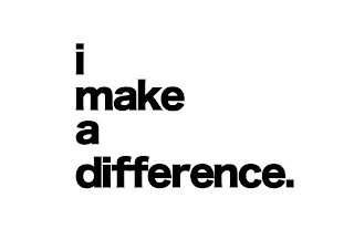 I MAKE A DIFFERENCE logo