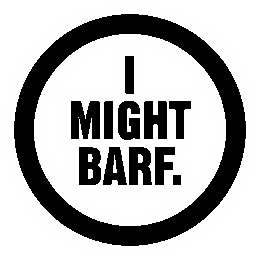 I MIGHT BARF. logo