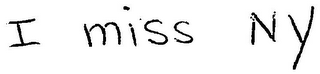 I MISS NY logo