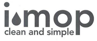 I MOP CLEAN AND SIMPLE logo