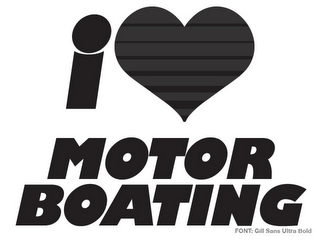 I MOTOR BOATING logo