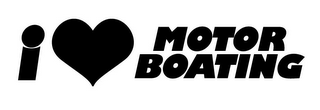 I MOTOR BOATING logo