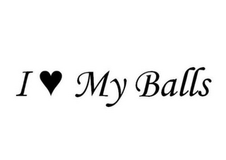 I MY BALLS logo