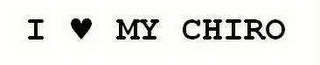 I MY CHIRO logo