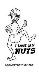 I MY NUTS I LOVE MY NUTS WWW.ILOVEMYNUTS.COM logo