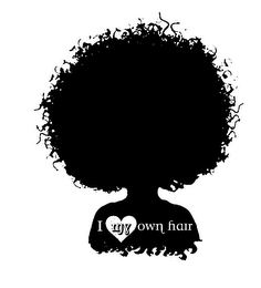 I MY OWN HAIR logo