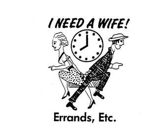 I NEED A WIFE! ERRANDS, ETC. logo