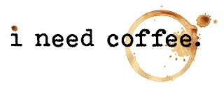 I NEED COFFEE. logo