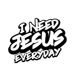 I NEED JESUS EVERYDAY logo