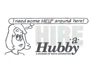 I NEED SOME HELP AROUND HERE! HIRE-A-HUBBY A DIVISION OF WHITE DIVERSIFIED logo