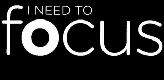 I NEED TO FOCUS logo