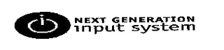 I NEXT GENERATION INPUT SYSTEM logo