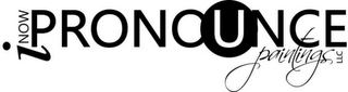 I NOW PRONOUNCE U PAINTINGS LLC logo