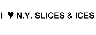 I N.Y. SLICES & ICES logo