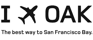 I OAK THE BEST WAY TO SAN FRANCISCO BAY logo