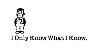 I ONLY KNOW WHAT I KNOW. logo