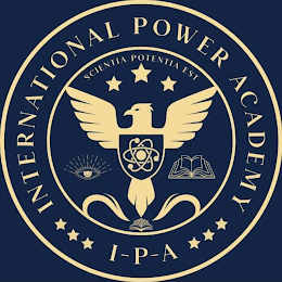 I-P-A INTERNATIONAL POWER ACADEMY, SCIENTIA POTENTIA EST logo