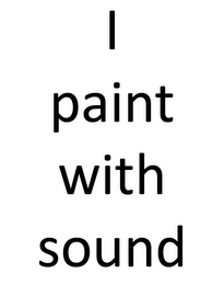 I PAINT WITH SOUND logo