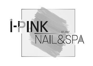 I-PINK NAIL & SPA EST. 2007 logo