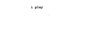 I PLAY logo