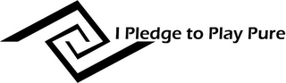 I PLEDGE TO PLAY PURE logo
