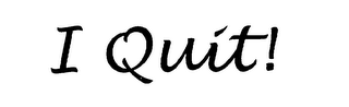 I QUIT logo