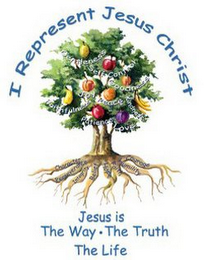 I REPRESENT JESUS CHRIST JESUS IS THE WAY · THE TRUTH THE LIFE GENTLENESS SELF CONTROL GOODNESS KINDNESS PATIENCE LOVE FAITHFULNESS JOY PEACE HOPE BELIEF INTEGRITY COURAGE HUMILITY FAITH PERSEVERANCE CHARACTER logo