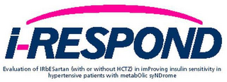 I-RESPOND EVALUATION OF IRBESARTAN (WITH OR WITHOUT HCTZ) IN IMPROVING INSULIN SENSITIVITY IN HYPERTENSIVE PATIENTS WITH METABOLIC SYNDROME logo