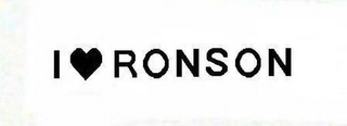 I RONSON logo