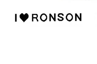 I RONSON logo