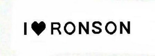 I RONSON logo