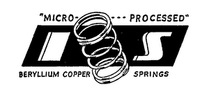 I S MICROPROCESSED BERYLLIUM COPPER SPRINGS logo