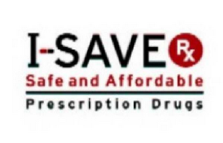 I-SAVE RX SAFE AND AFFORDABLE PRESCRIPTION DRUGS logo