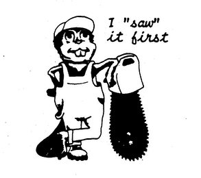 I "SAW" IT FIRST logo